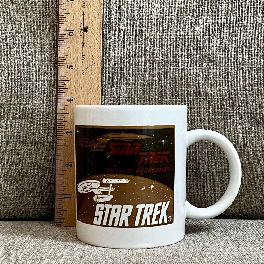 Vtg Star Trek Coffee Mug 1992 Enterprise Kilncraft England Magic Color Cup - Picture 5 of 5